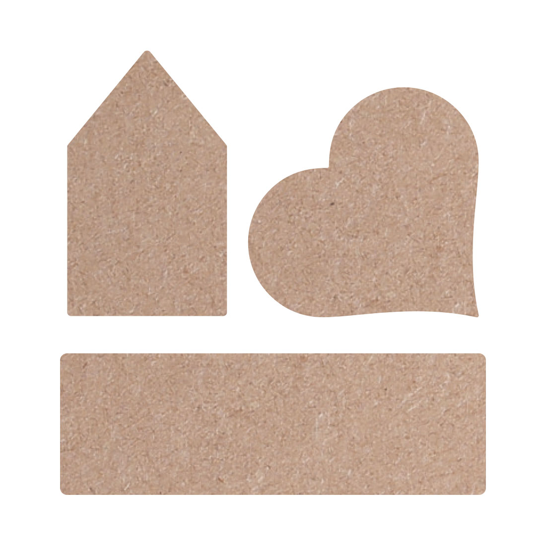 Stehendes Deko Set MDF