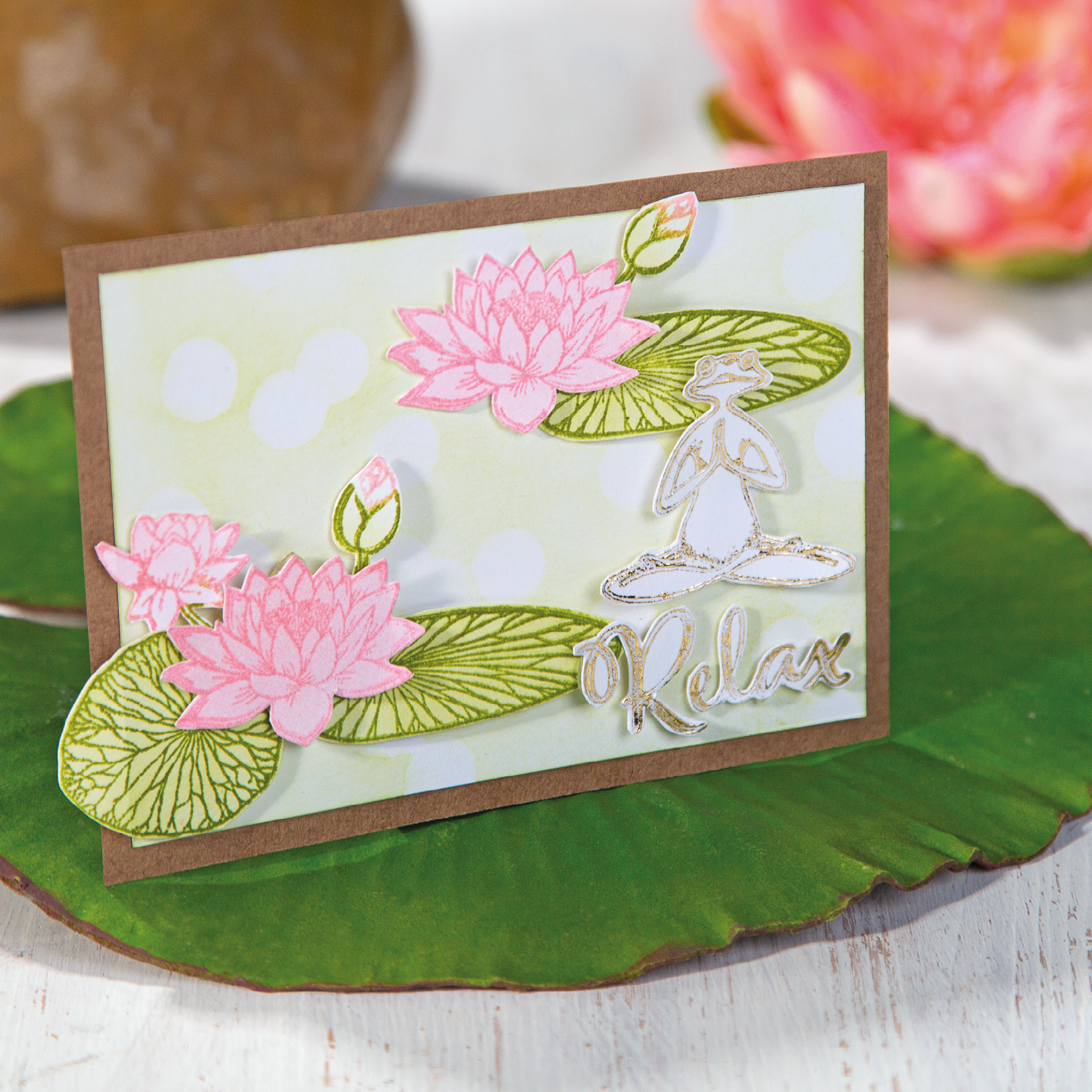 GONIS Stempel Seerose