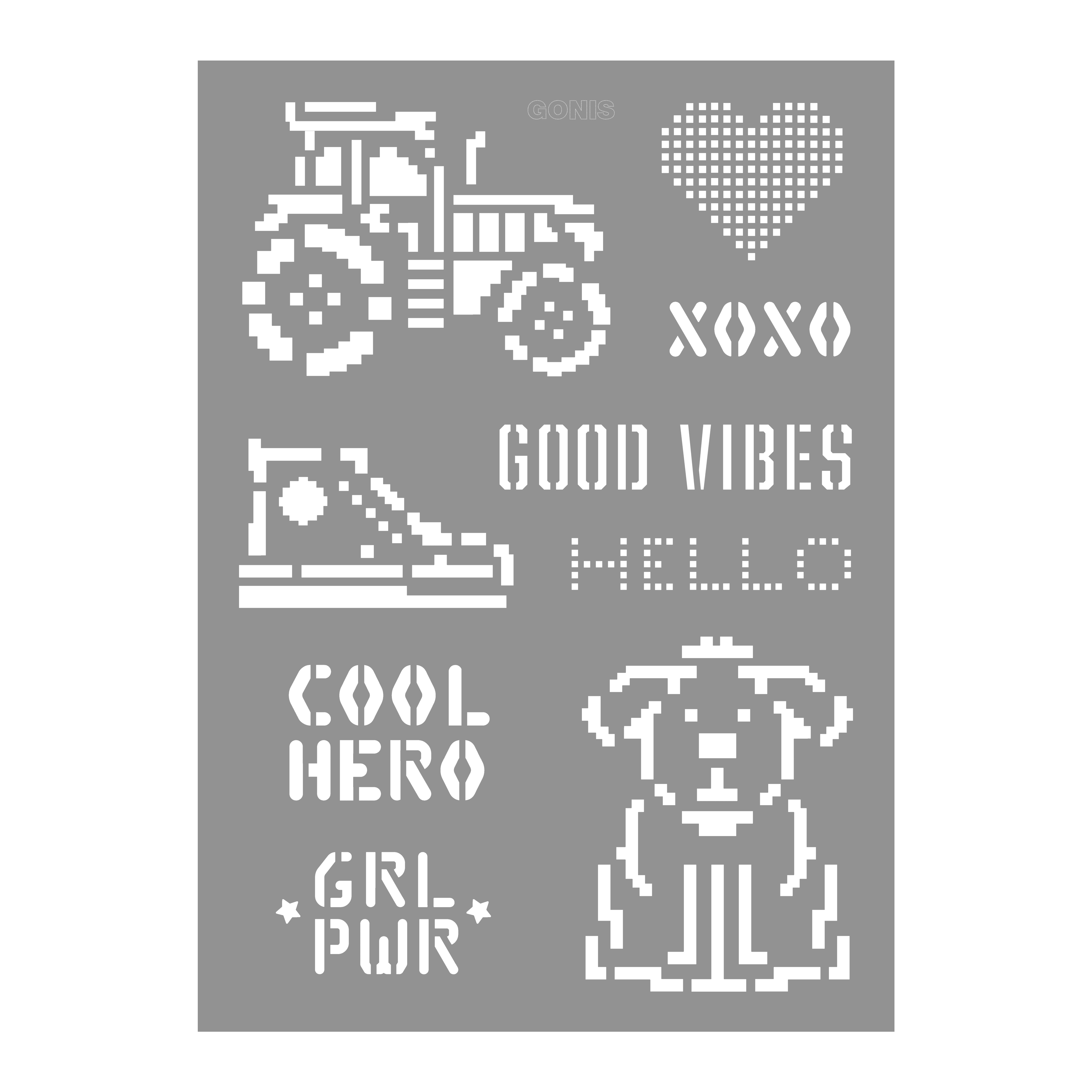 Flexschablone PixelFarm A4