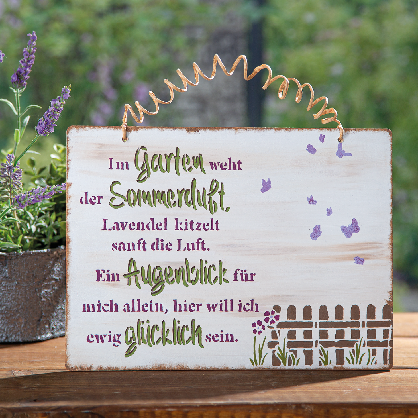 Flexschablone Sommerduft Kunststoffschablone