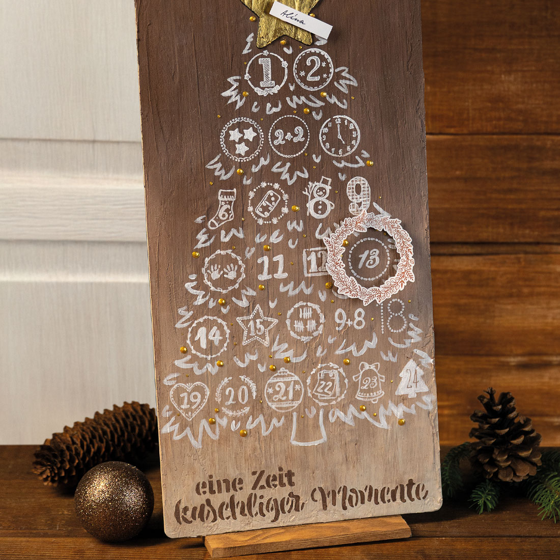 Flexschablone Weihnachten ist Kunststoffschablone