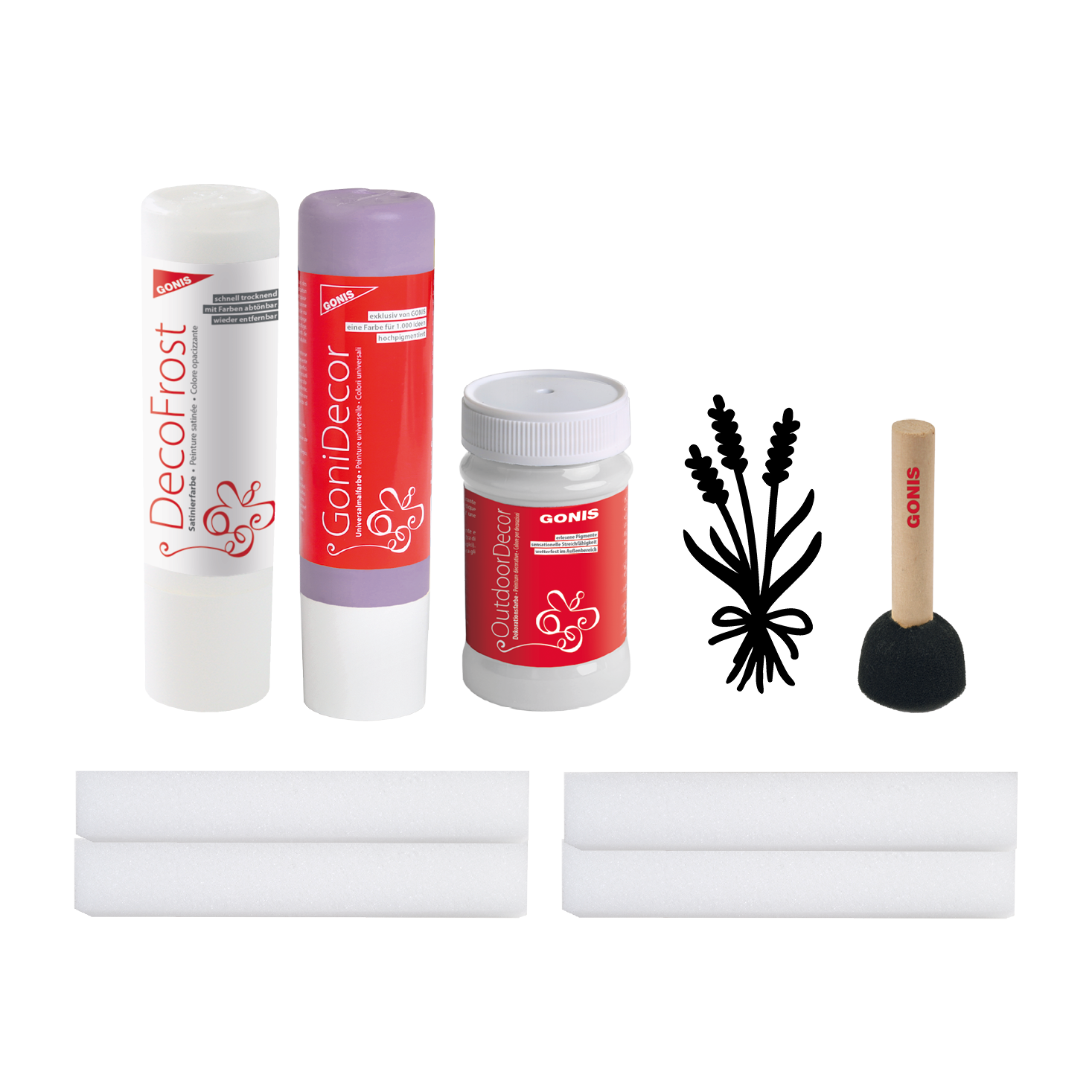 Satinier Set Lavendeltraum