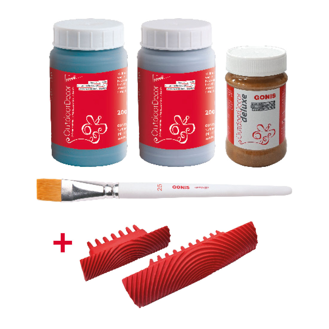 OutdoorDecor Set Dschungel Außenfarben