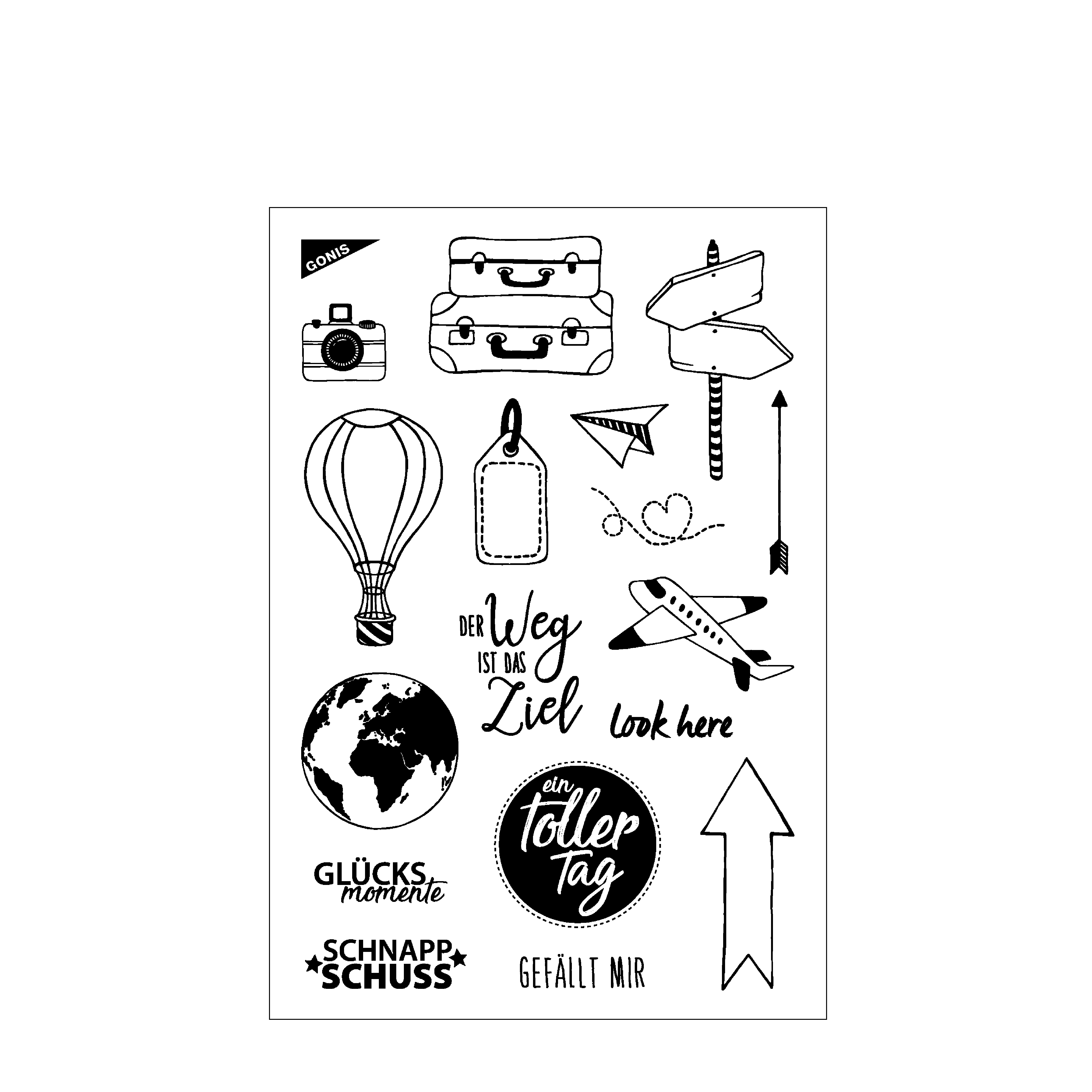 Gonis Stempel Urlaub