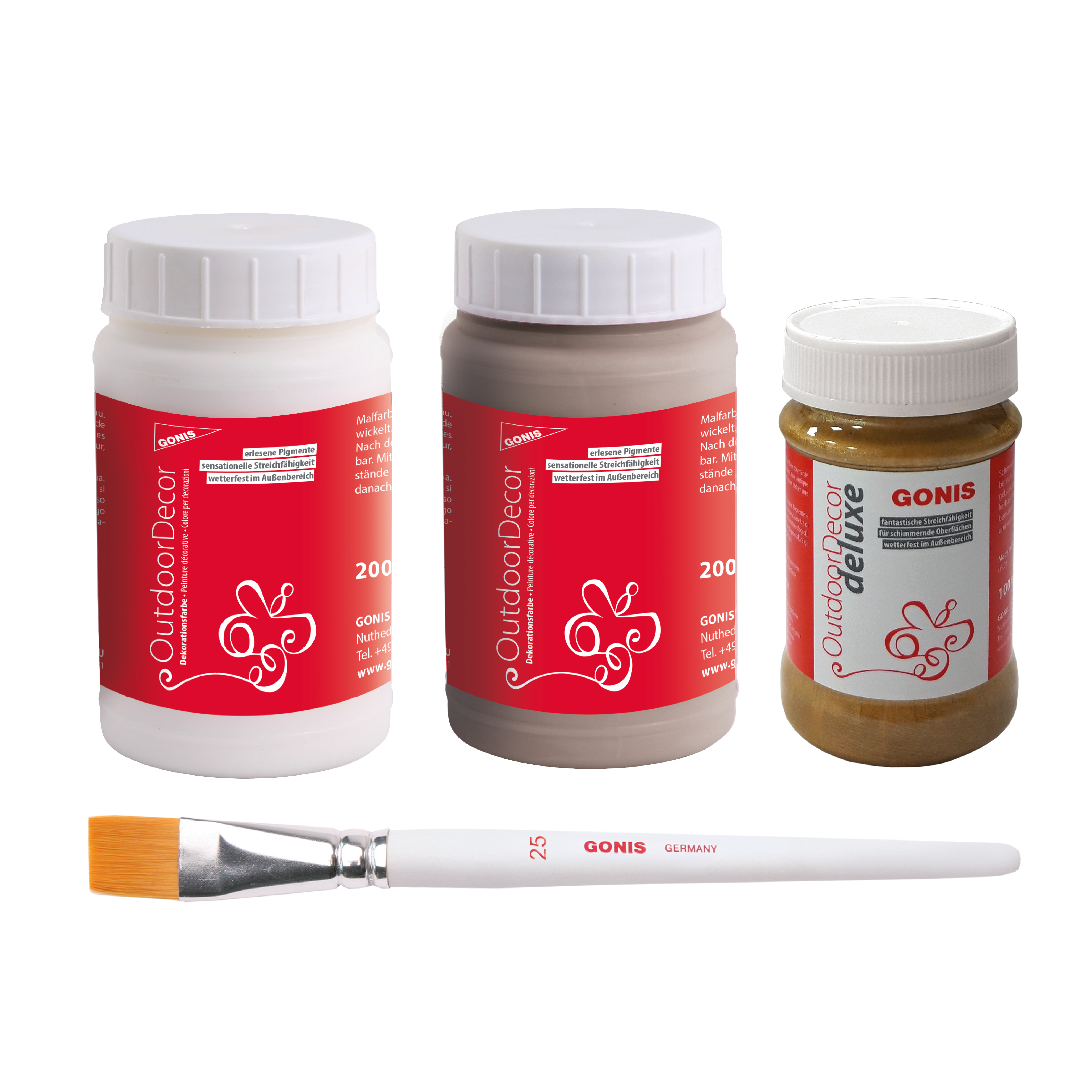 OutdoorDecor Set Goldrausch Außenfarben